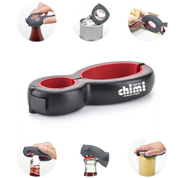 F0014 Stainless Steel Bottle Opener 6 In 1 Multifunction